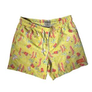 Tipsy Elves‎ Men Size Medium Swim Trunks Sausage Party